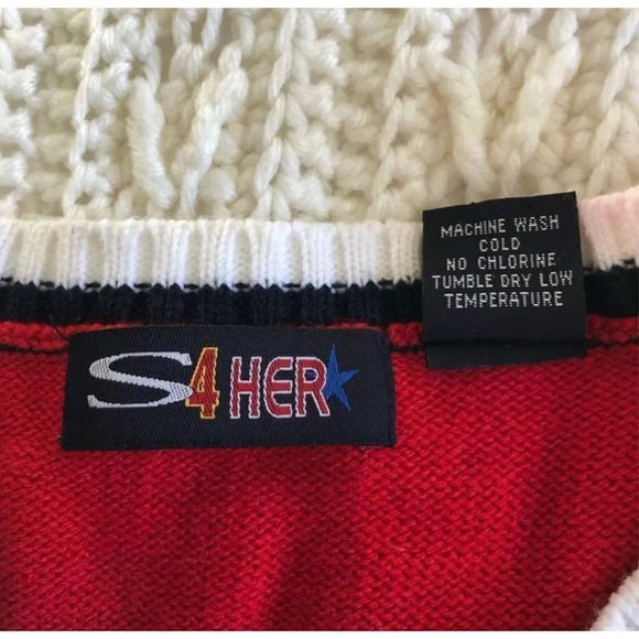 Vintage S4 Her Women’s Medium Atlanta Hawks #3 Sweater Jersey Dress Midi XS smal - Picture 7 of 10